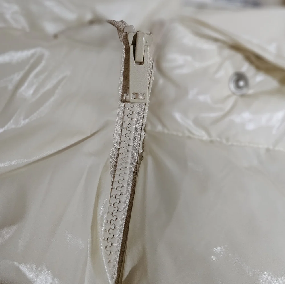 NWT A New Day Cream Puffer Jacket/Coat Water Resistant - Picture 6 of 10